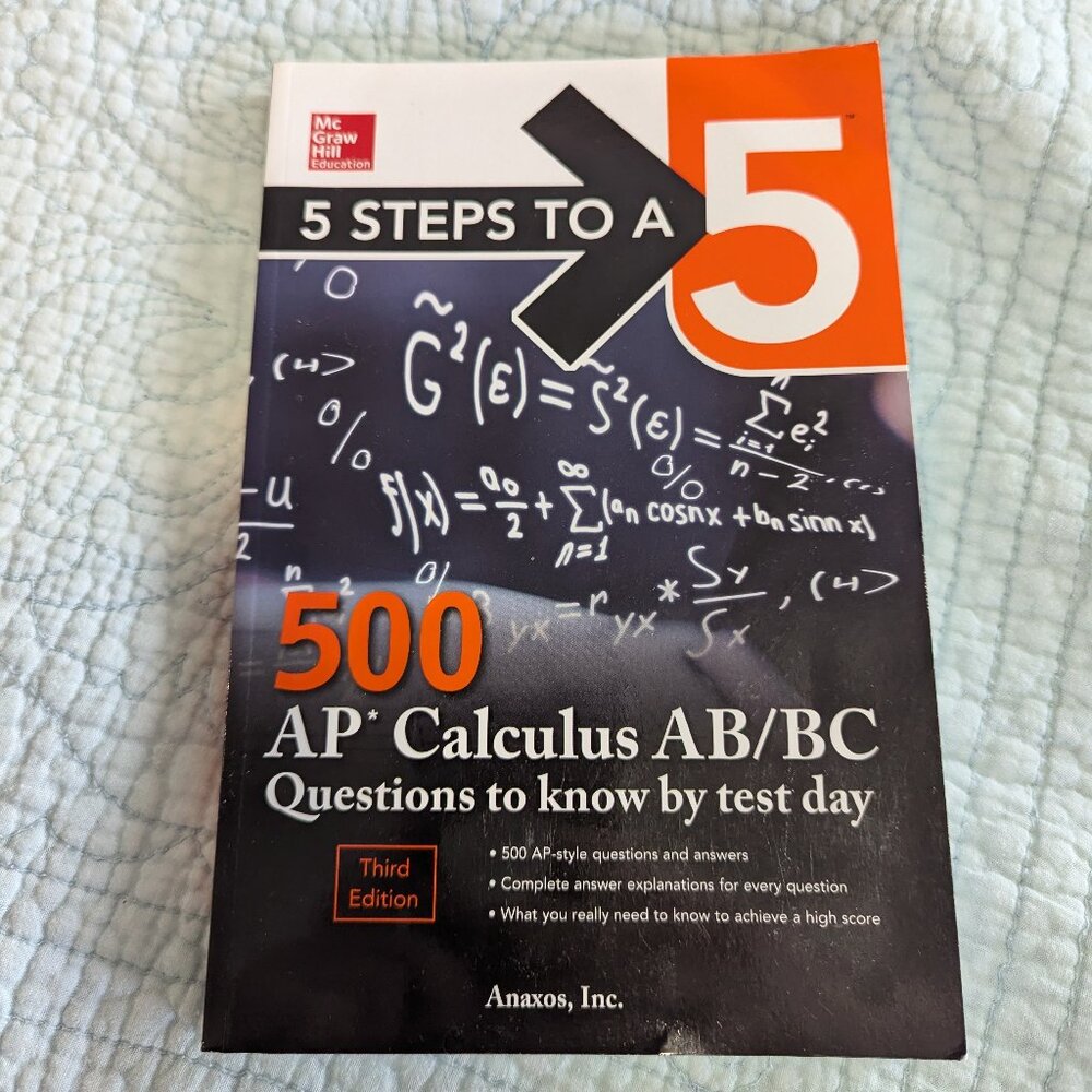 AP Calculus AB/BC questions to know by test day - 3rd Edition Lightly used